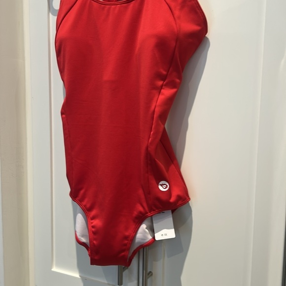 Baleaf Red Athletic Racerback UPF 50 One Piece Swimsuit Women Size 38 NWT - Picture 4 of 16